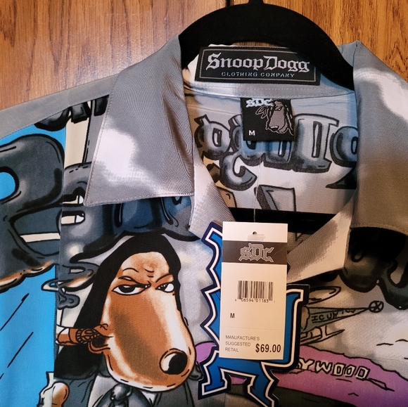 SNOOP DOGG DOG 🐕 VINTAGE BUTTON DOWN SHIRT - Picture 6 of 16